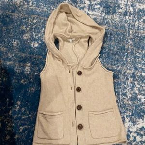 Banana Republic Tan Sleeveless Sweater Vest